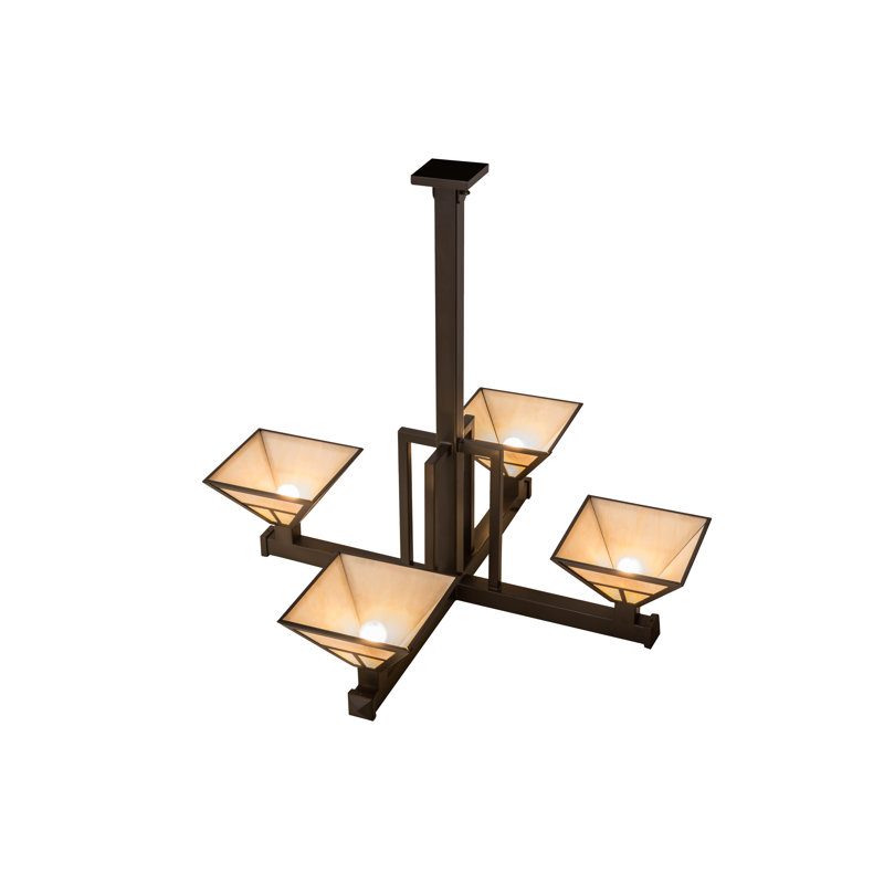 Kidsgrove 4 - Light Chandelier, 42" H x 12" W x 12" D