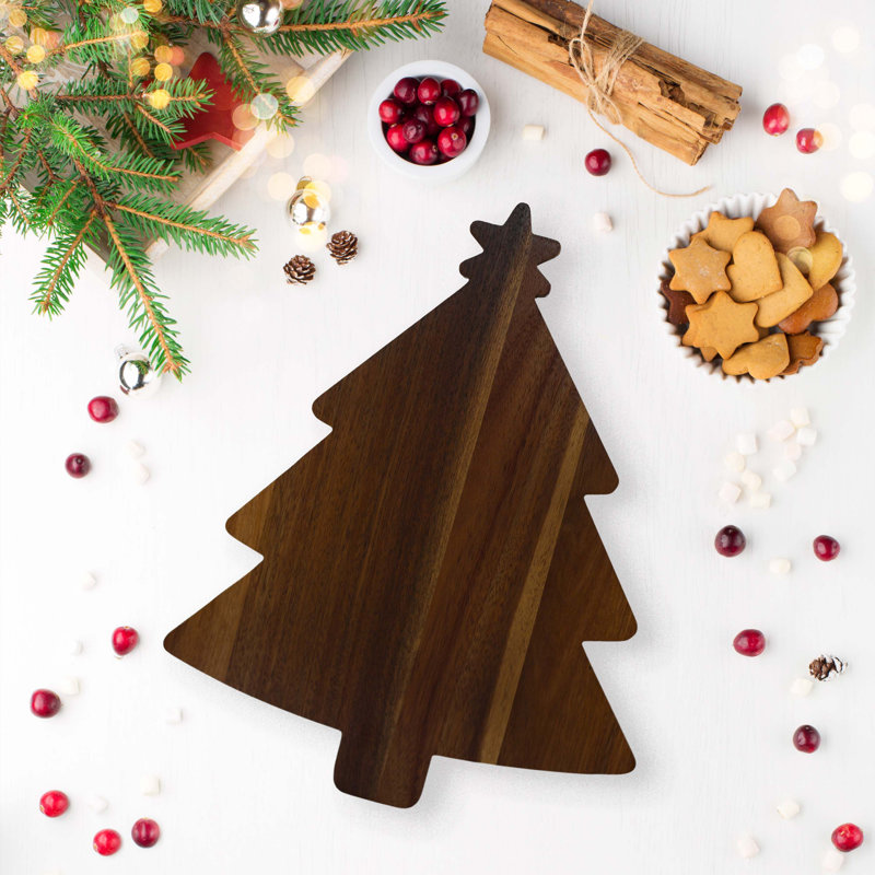 Planche en bois d'acacia Holiday - 12,75 po x 16 po