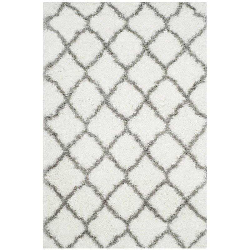 Brimfield Indie Shag Performance Geometric Rug, Rectangle 3' x 5'