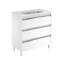 Ensemble de meuble-lavabo simple 32 po avec miroir Durdham Park-24183235