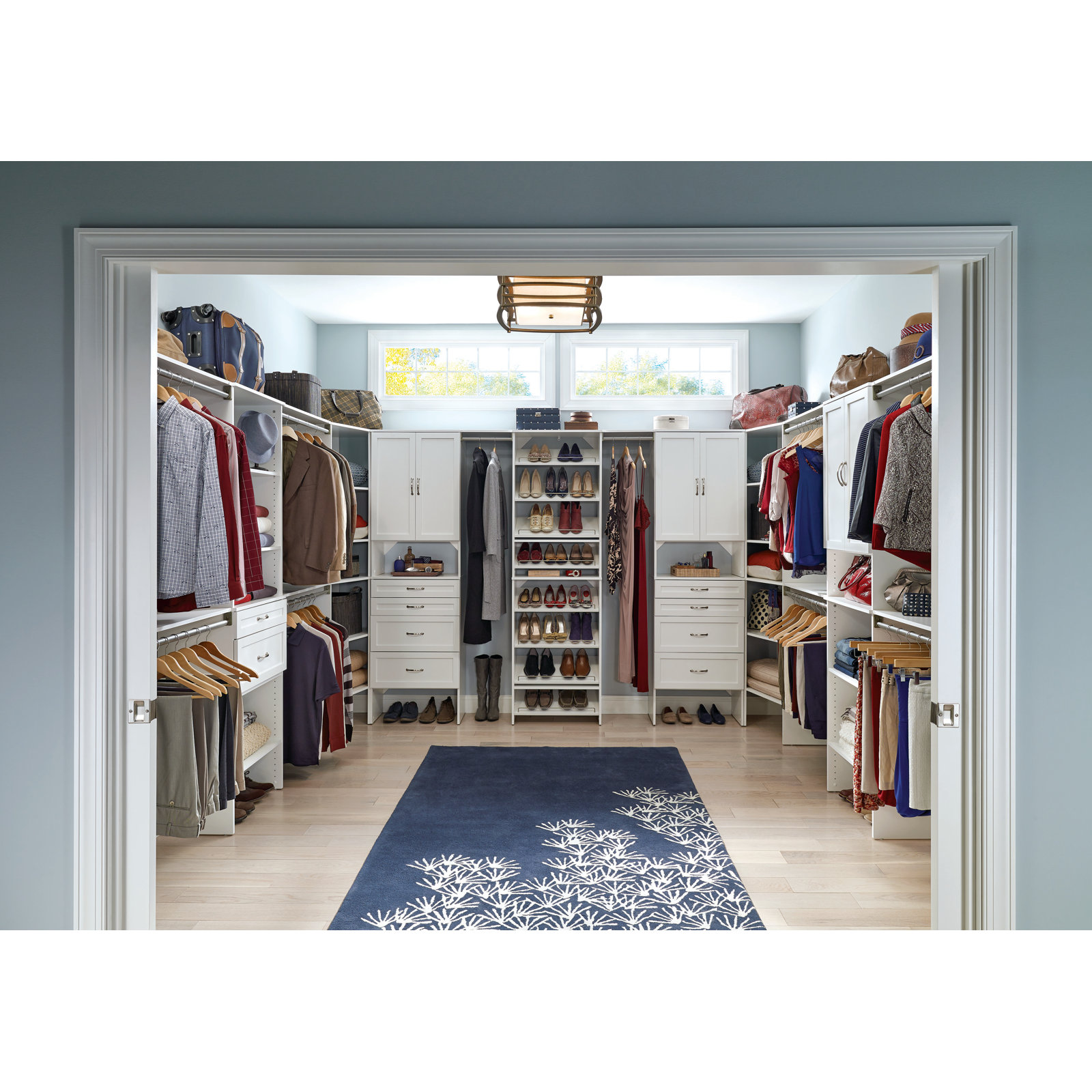 SuiteSymphony Closet System with Drawer, Pure White