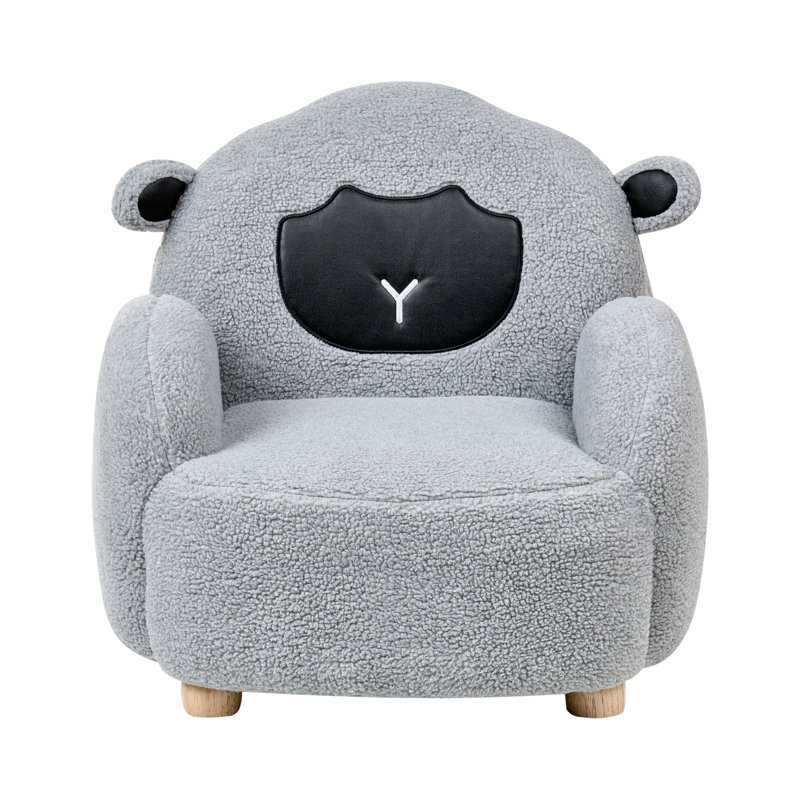 Kids Boucle Armchair Sheep ULA, Brown/Grey