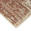 Tapis abstrait brun clair / brun clair fabriqué à la machine-1336107869
