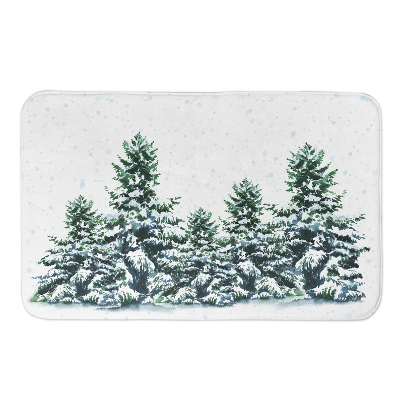 Tapis pour salle de bain wintery Liz