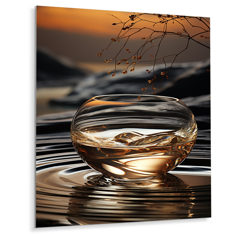«Bronze Brilliance Vase Harmony» sur, H 32 po x l 24 po x P 1 po
