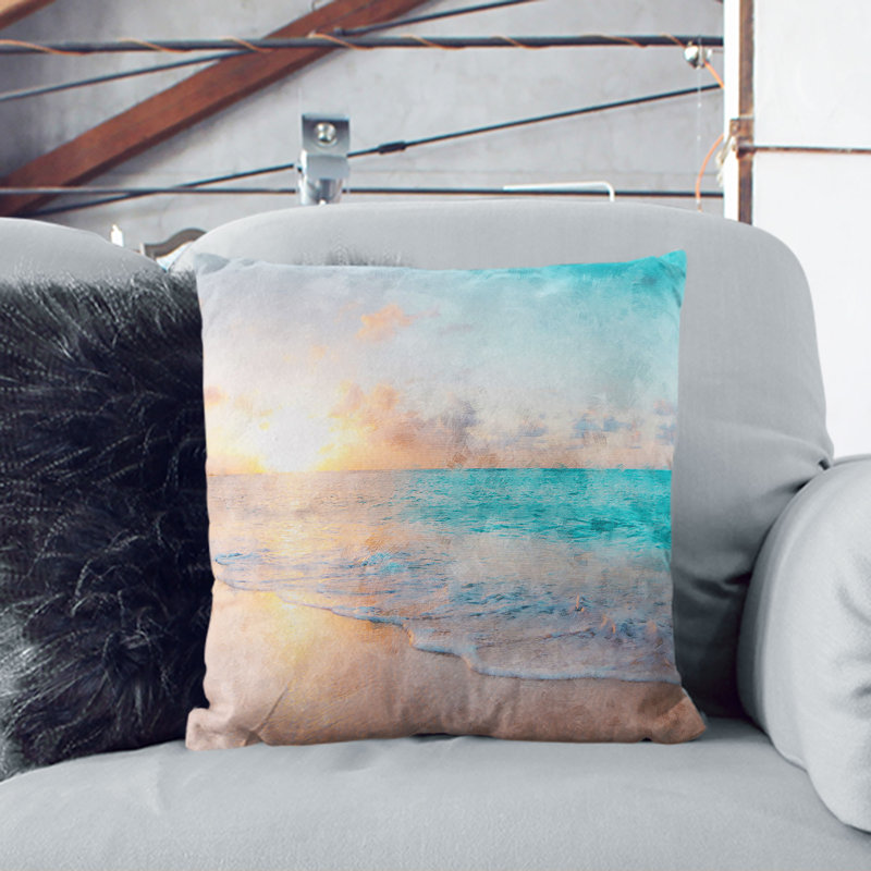 Square Throw Cushion, 55cm H x 55cm W x 20cm D