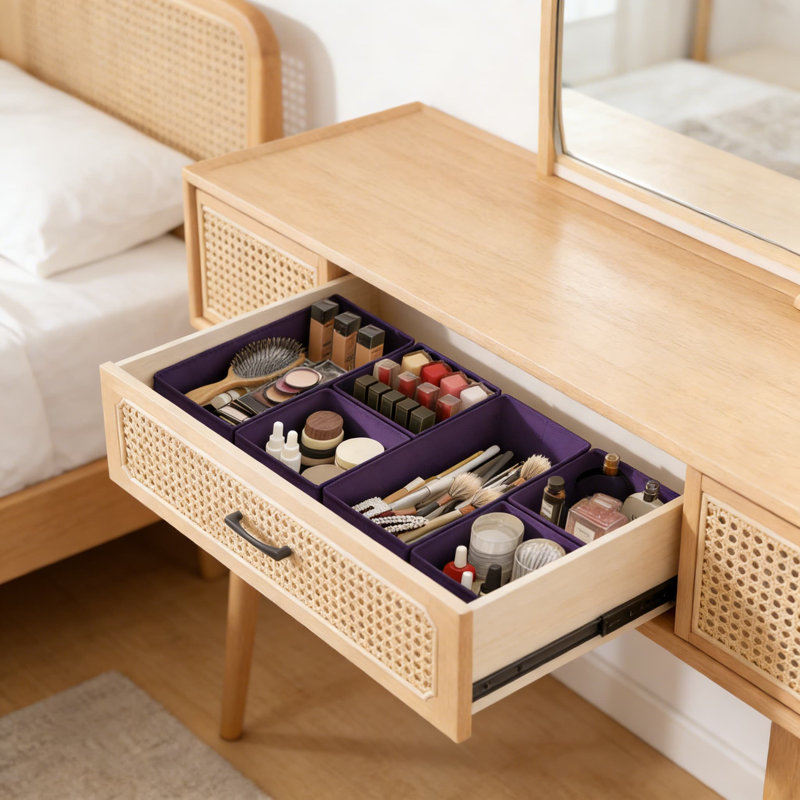 Drawer Organizer Set, 18-Pack Foldable Fabric Storage Bins For Clothes, Socks, Underwear, And Small Items - Versatile Dresser And Closet Organization Solution