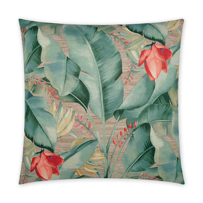 Fronds Pillow Cover & Insert, Square 24"