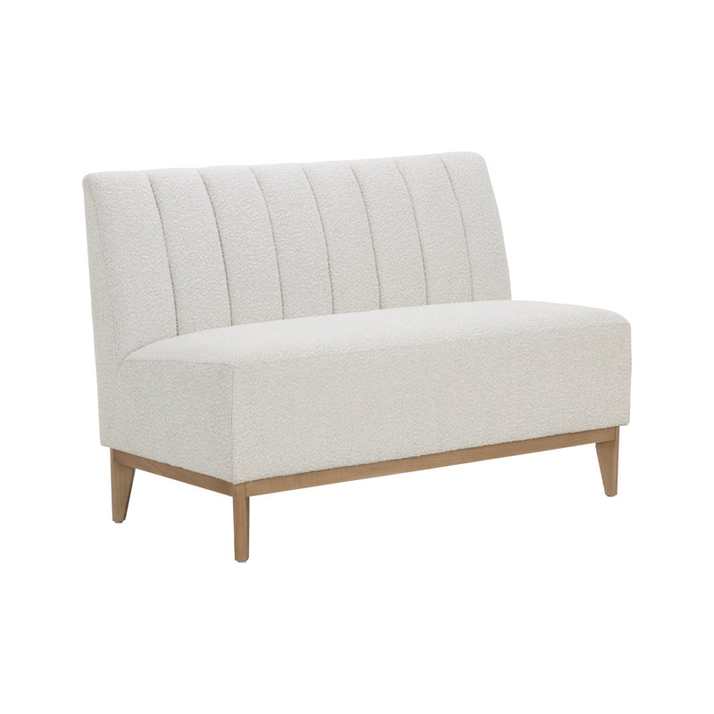 KOSOVO Upholstered Bench, White