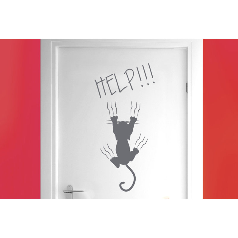 Animals Wall Decal, Grey