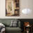 1-Light Pendant Light White Lantern for Living Room Dining Room Bedroom-114292556