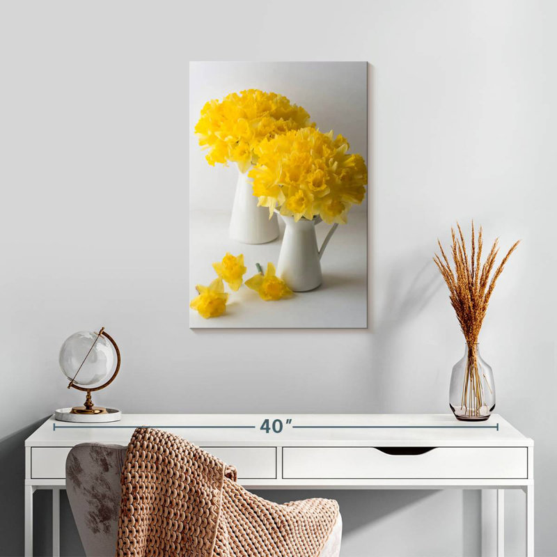 Fleurs de jonquille Harnek, H 24 po x l 16 po