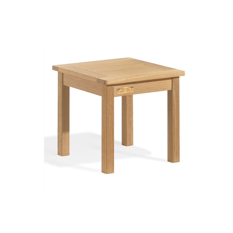 Harpersfield Square Teak Outdoor Side Table , 17.5'' in. W 17.5'' in. D