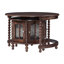 Table basse vintage avec portes décoratives Vintage