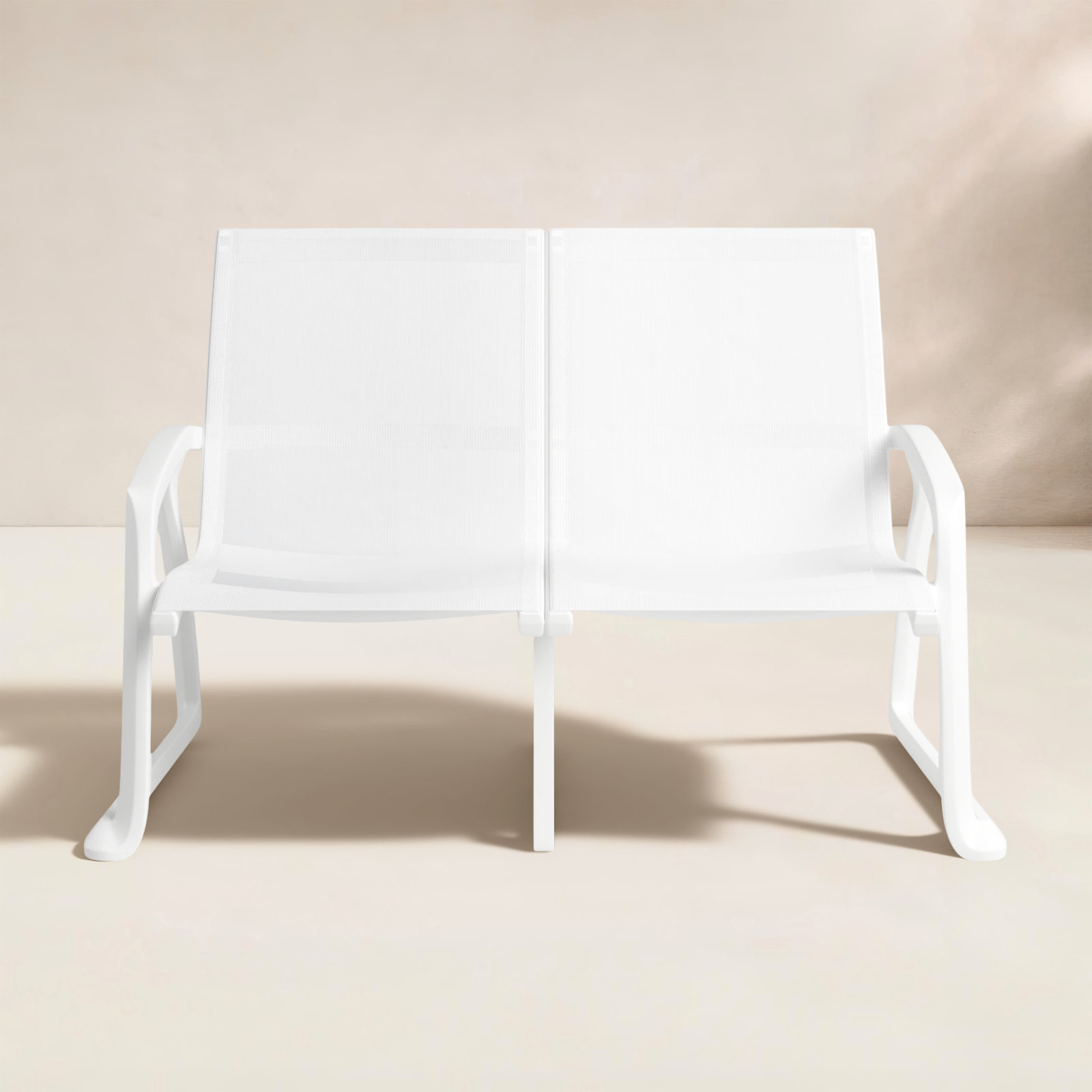 Farrah 53'' Wide Rectangle Loveseat, White