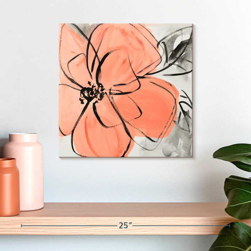 Café Rose II, H 16 po x l 16 po