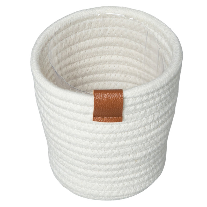 Ensemble de paniers en coton, H 5 po x l 5,25 po x P 11 po