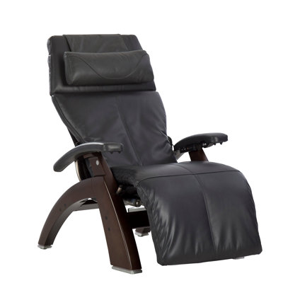 Human Touch Perfect Chair PC610 OmniMotion Classic Zero Gravity Recliner Performance Upholstery Package Dark Walnut Base