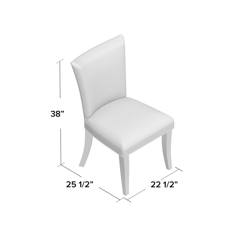 Casey Upholstered Parsons Chair, Bark (8789 06), Espresso