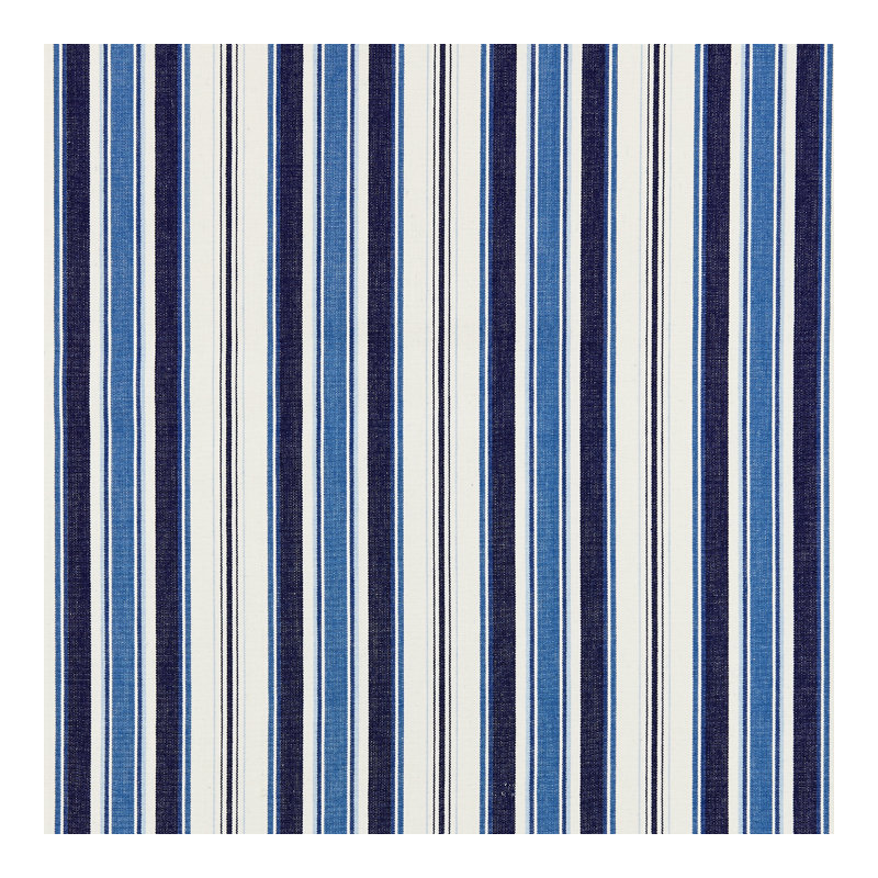 Chatham Andover Cotton Stripe Fabric, Indigo