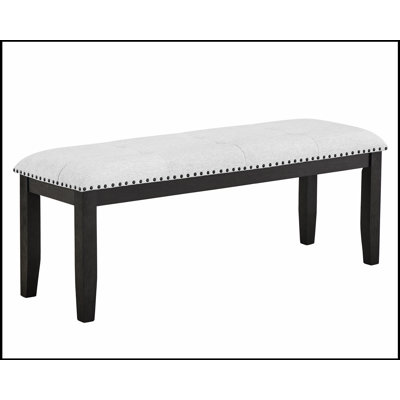Banc de salle à manger rembourré 1pc