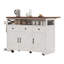 Îlot de cuisine 46,5 "avec drapé de perles-240072795