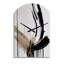 Horloge murale abstraite Golden Minimalist Abstract IV - Abstract-104241078