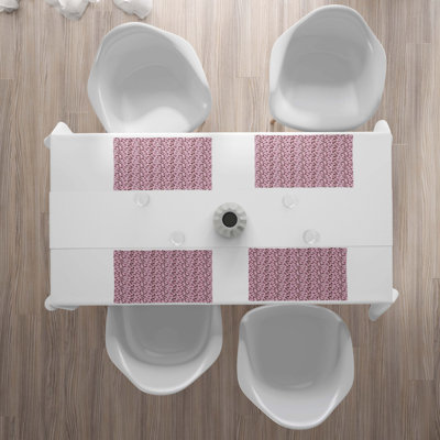 Polyester Floral Rectangle Placemat