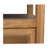 Lily Pond Naomi Wood Storage Console Table with 2 Natural Cane Doors
