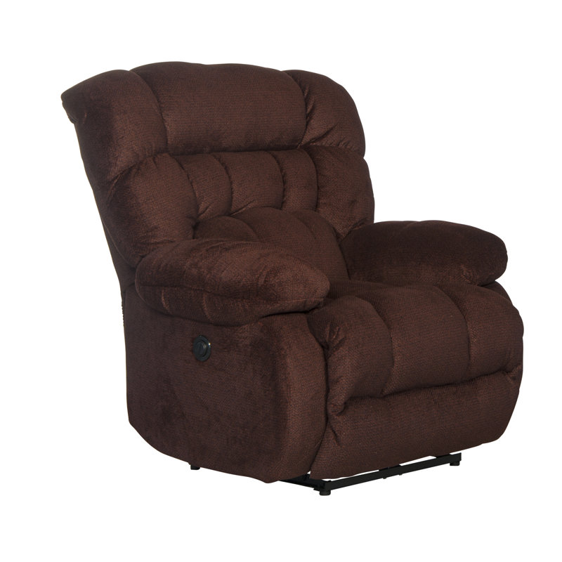 Daly Upholstered Recliner, Cranapple, Power, Full-Extension