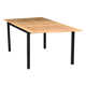 Aundraya 70.8'' Extendable Fliptop Outdoor Dining Table