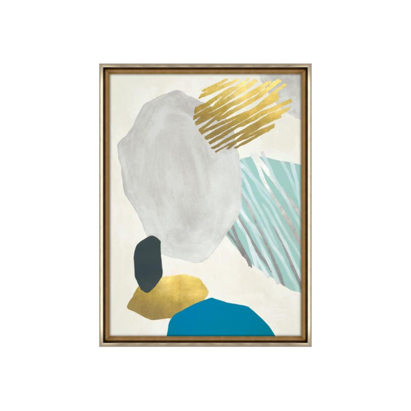 Tendencies I Print by Janice Sadler, Glass Framed Custom, 33" H x 24" W x 1.5" D