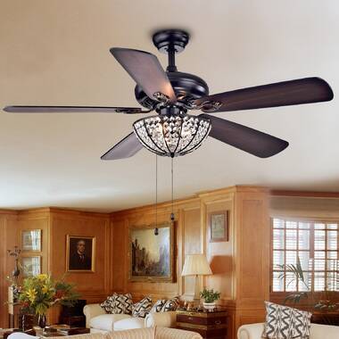 August Grove® Ummuhan 52'' Ceiling Fan with Light Kit & Reviews