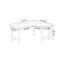 Bureau en bois massif en L Burlywood-1154244371-1154244382