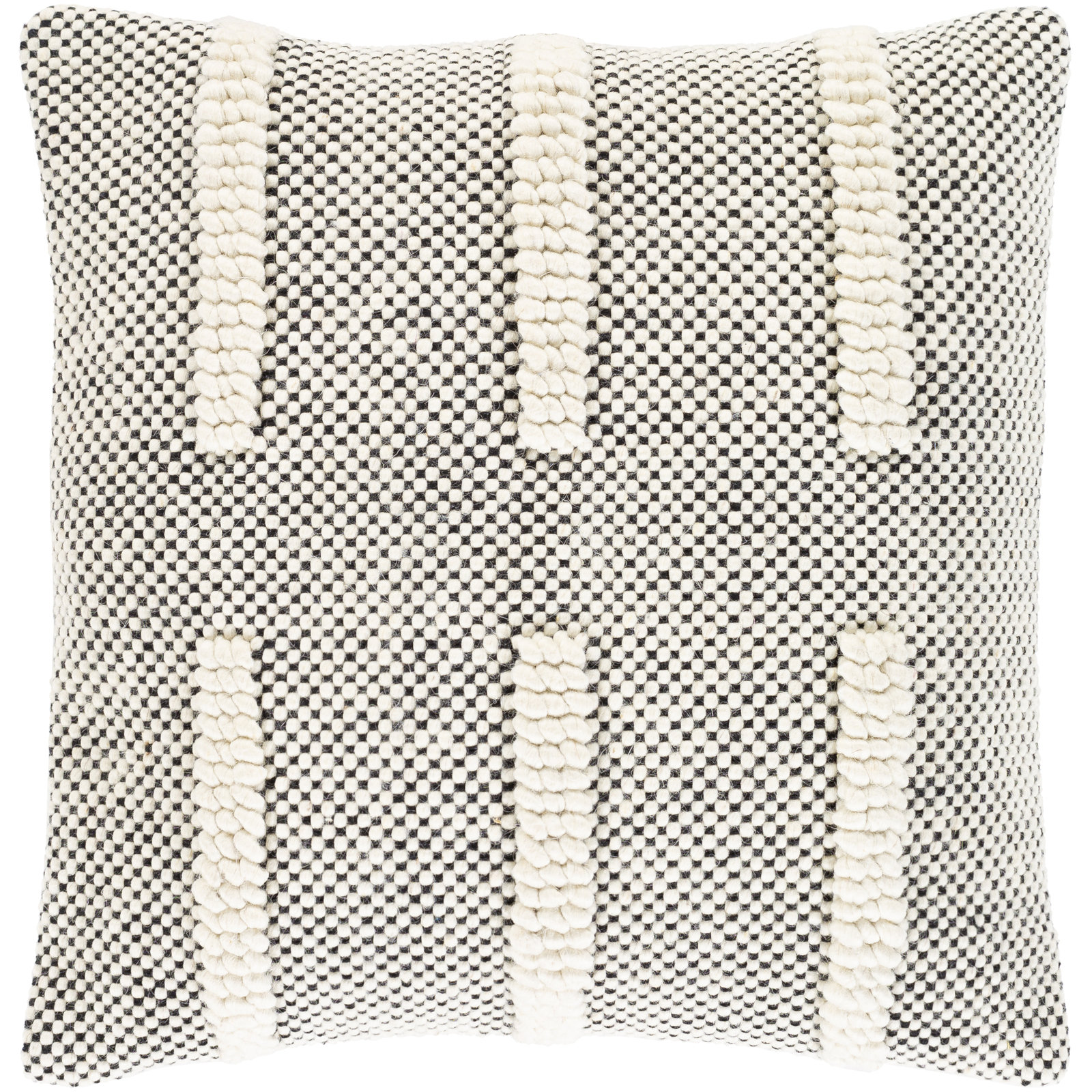 Sefarina Striped Cotton Throw Pillow, 22" H x 22" W, No Fill
