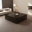 Simple square rock plate coffee table-110367607-110367608
