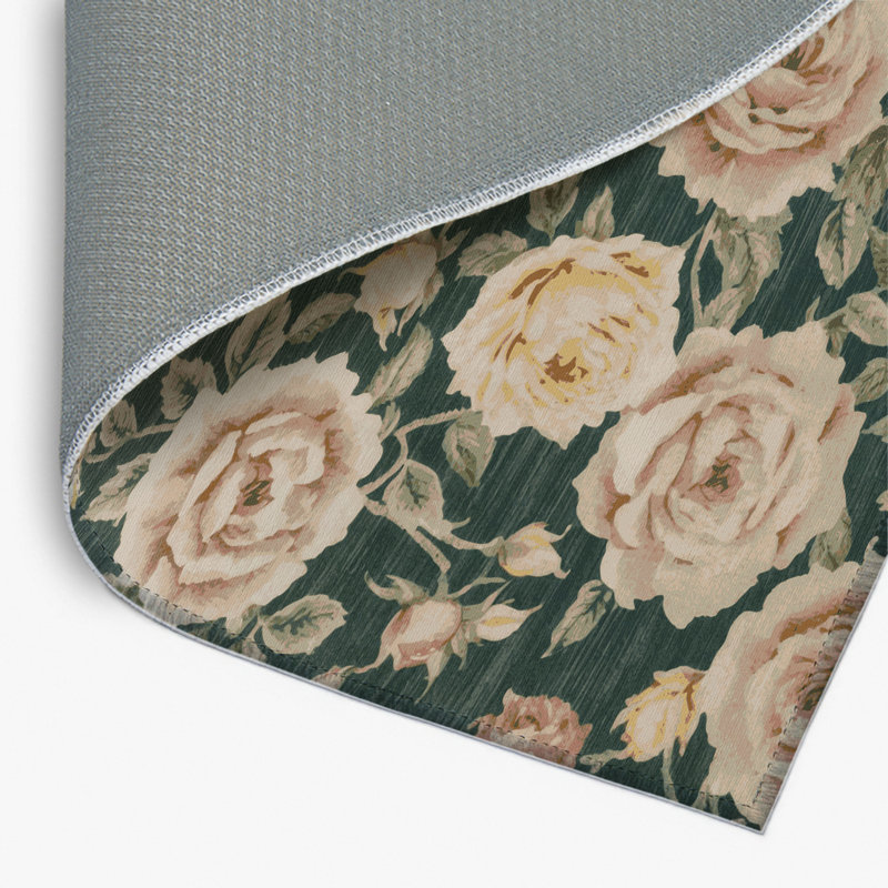 Tapis beige d'intérieur et d'extérieur Botanical, Rectangulaire 2 pi x 3 pi