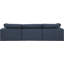 Canapé modulaire en lin de 119 po Hisamuddin-87149693