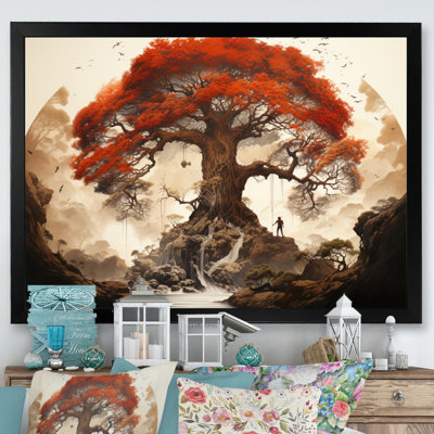 «African Red Boabab», reproduction sur toile
