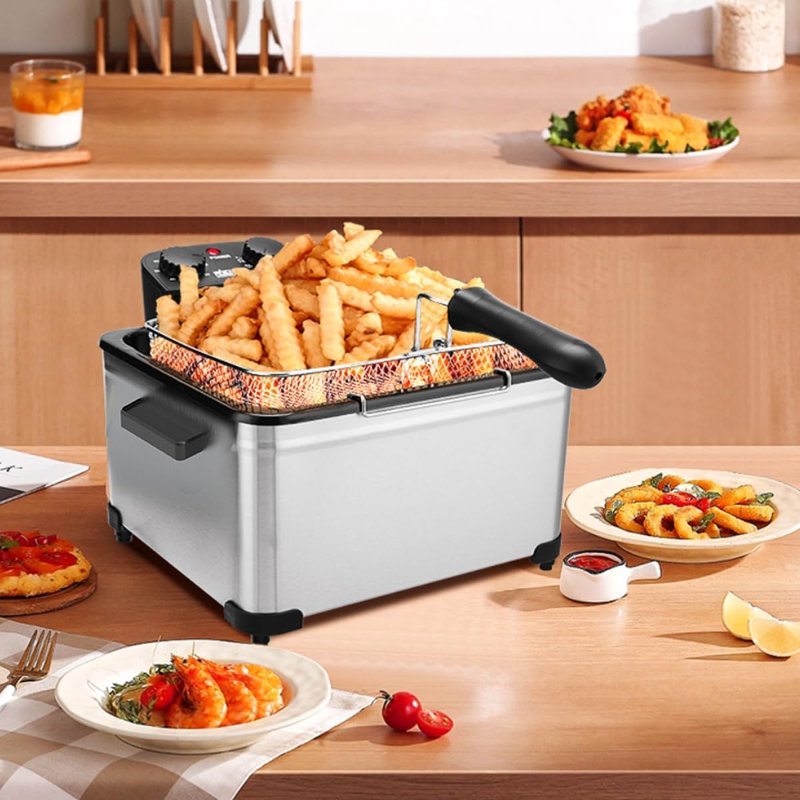 Cosori Air Fryer 1750W Electric Deep Fryer 5L Stainless Steel