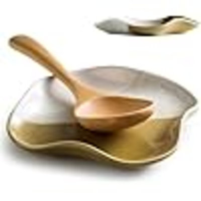Spoon Rest For Stove Top, Spoon Holder For Kitchen Counter, Spatula Holder, Ceramic Coffee Spoon Rest, Gradient, 5.12"