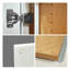 Armoire murale 36 po en bois massif 36 po avec tablettes réglables