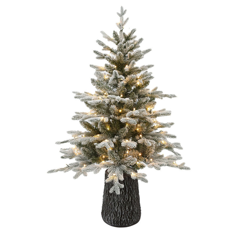 Sapin de Noël illuminé 4 pi avec sapin Fraser