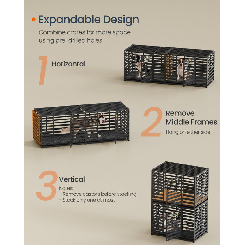 Steel Pet Crate with 1 Door