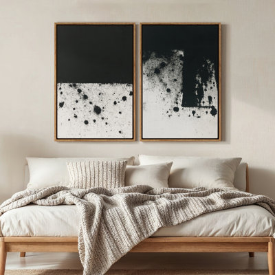 Art mural encadré sur toile, rétro muraux abstraits pour chambre à coucher
