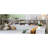 Antique White Wooden Twin Daybed With Multi-Layer Storage Shelves & Desk Multi-Functional Storage, Desk,-726595534