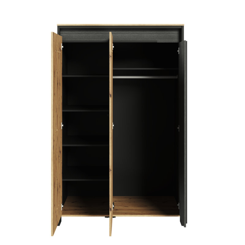Lieza 2 Door Manufactured Wood Wardrobe