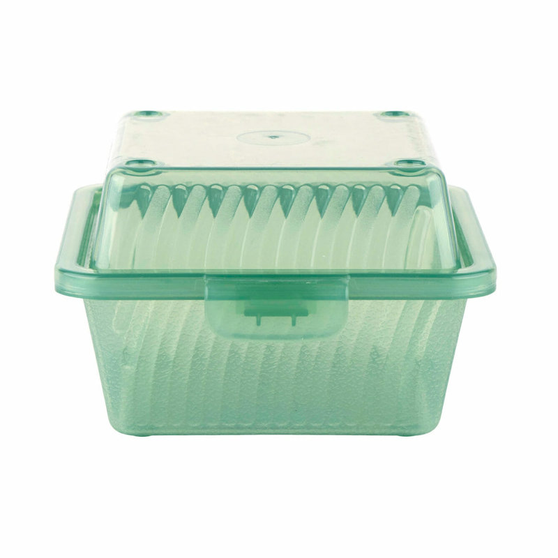 Contenant alimentaire à emporter simple GET, 4,75 po x 4,75 po (ensemble de 12), Vert