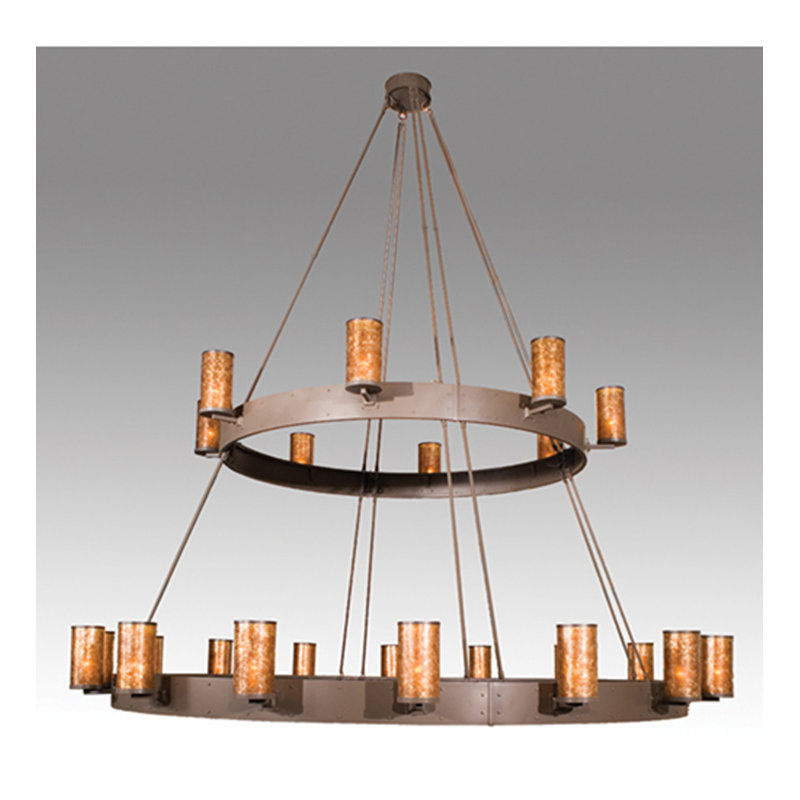Rustic Lodge 24 - Light Chandelier