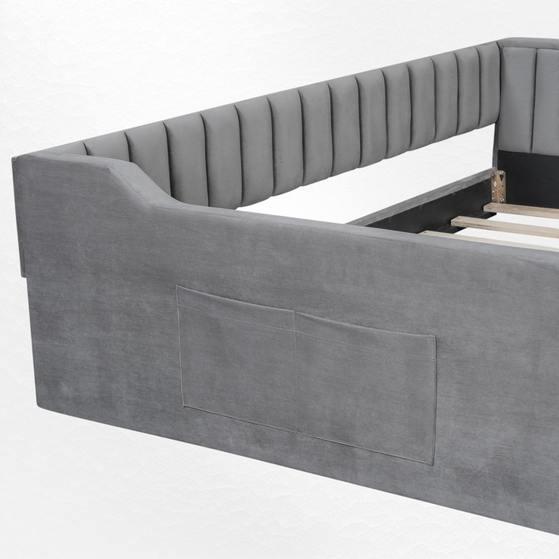 Lit de jour tapissier, Gris
